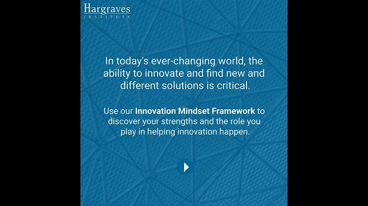 Innovation Mindset Framework