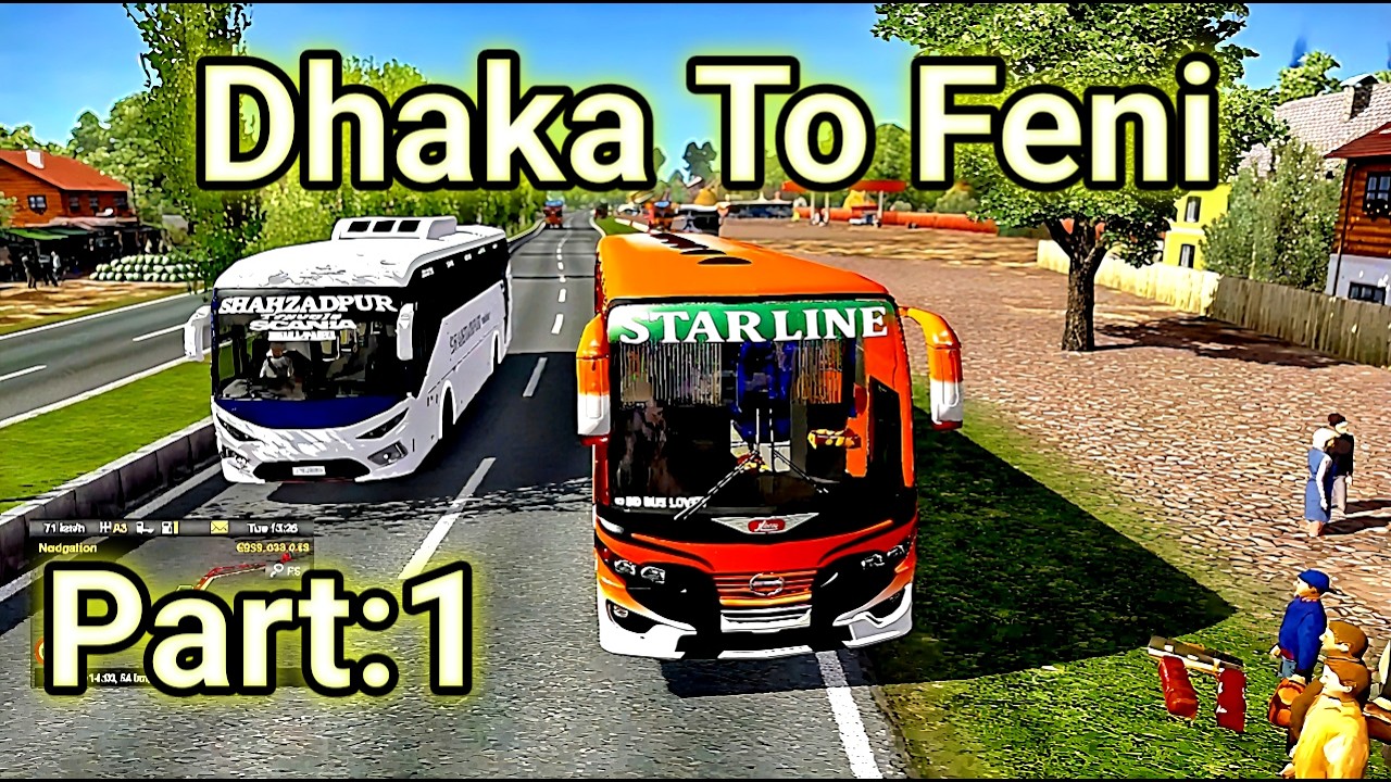 Highway কাঁপানো স্পিড! 😱 250 KM/H এ উড়লো Star Line| Part:1 | Dhaka to Feni | ETS2 Pro BD Gameplay