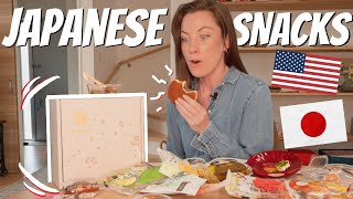 TRYING TRADITIONAL JAPANESE SNACKS | Sakuraco JUNE UNBOXING and REVIEW!