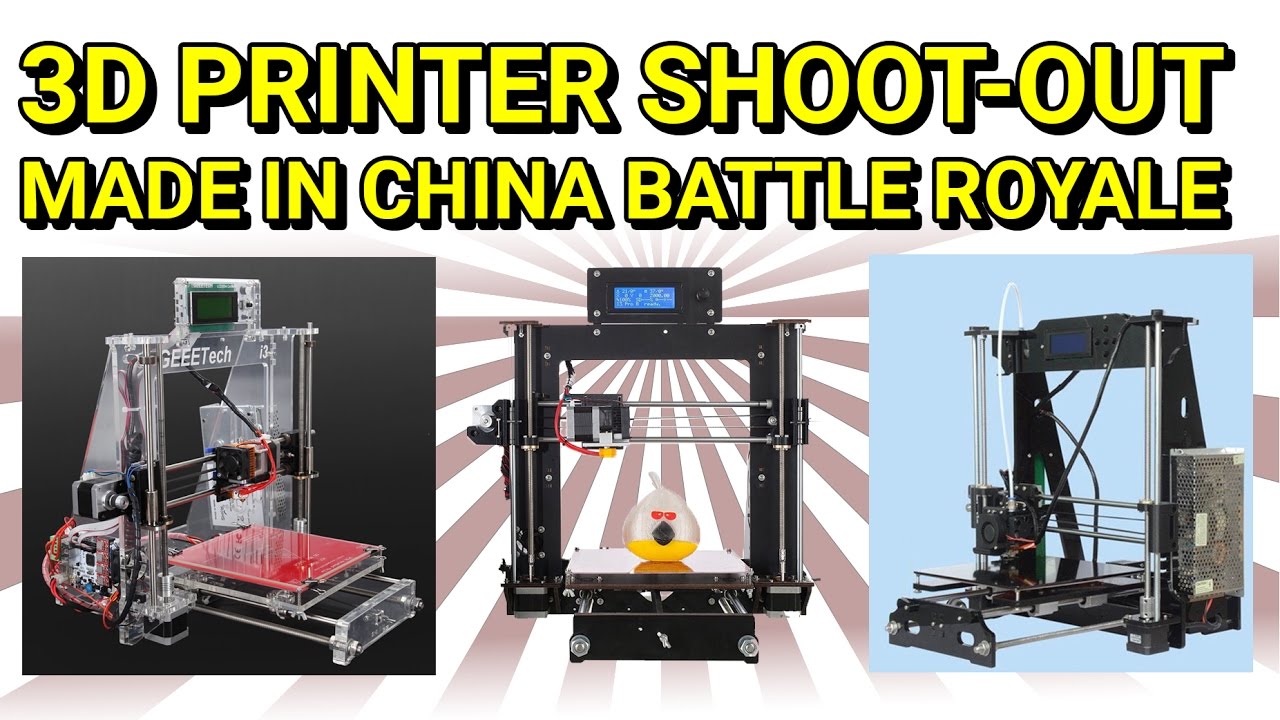 Bored of lame 3D printer Meet the Cheap Chinese 3D Printer i3 clones under $200 - YouTube
