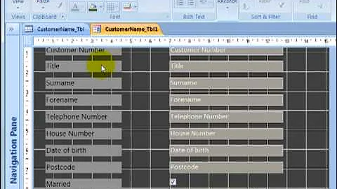 How To Create Forms and Buttons in Access