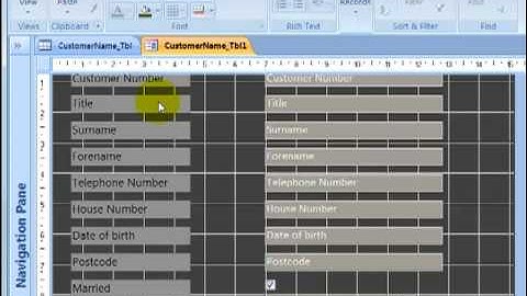 How To Create Forms and Buttons in Access