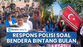 Bendera Bintang Bulan Berkibar saat Demo di Kantor Gubernur Aceh, Polisi Pilih Upaya Persuasif