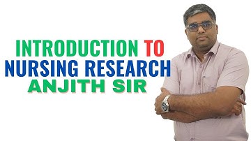 Introduction to Nursing Research II B Sc Nursing 3rd Year II Nursing Research and Statistics II