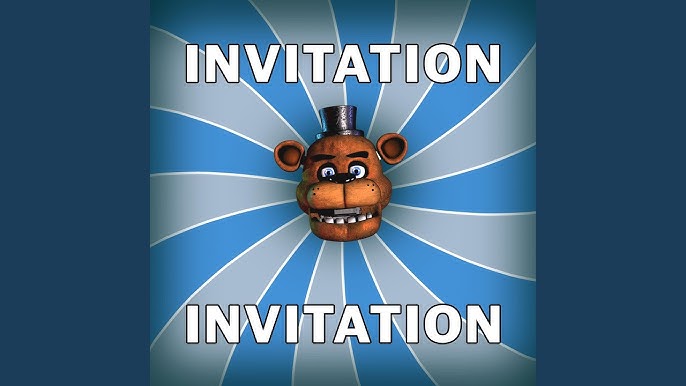 Five Nights At Freddy's Invitation