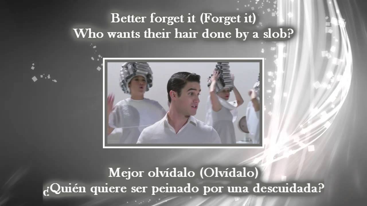 Glee - Beauty school dropout / Sub spanish with lyrics ...