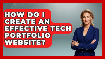 How Do I Create An Effective Tech Portfolio Website? - Job Success Network