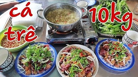 Cá Trê Khổng Lồ 10kg Nhúng Giấm, Món Ăn Dân Dã | Nhóc Ơi vlog