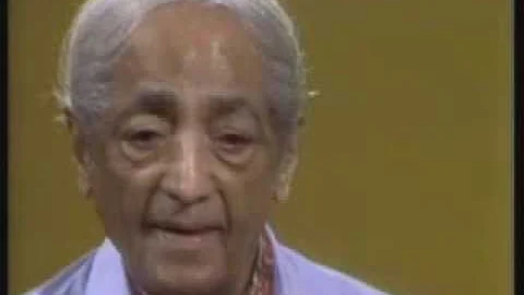 J. Krishnamurti - San Diego 1974 - Conversation 13 - A different way of living