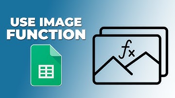 How to use image function in google sheets app