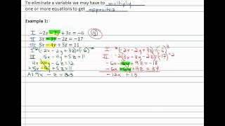 14.2b: Multiply to Eliminate