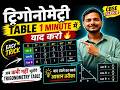 Trigonometry Table 1 Minute में याद करो 🔥 | Class 10 CBSE | Easy Trick By Nitesh Sir