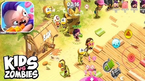 Kids VS Zombies: Brawl for Donuts Gameplay (Android)