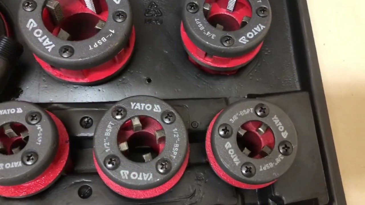 Клупп трубный 1/4"-5/4" (набор 7пр) "Yato", Артикул: IS-YT-2900