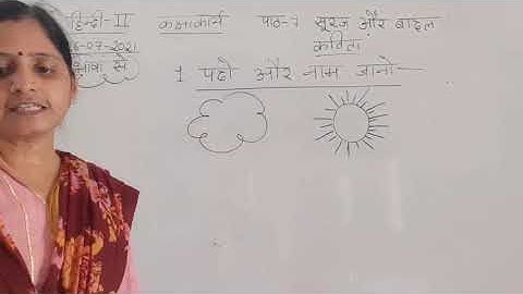 Class II Hindi 26 07 2021 by Ms Poonam Singh
