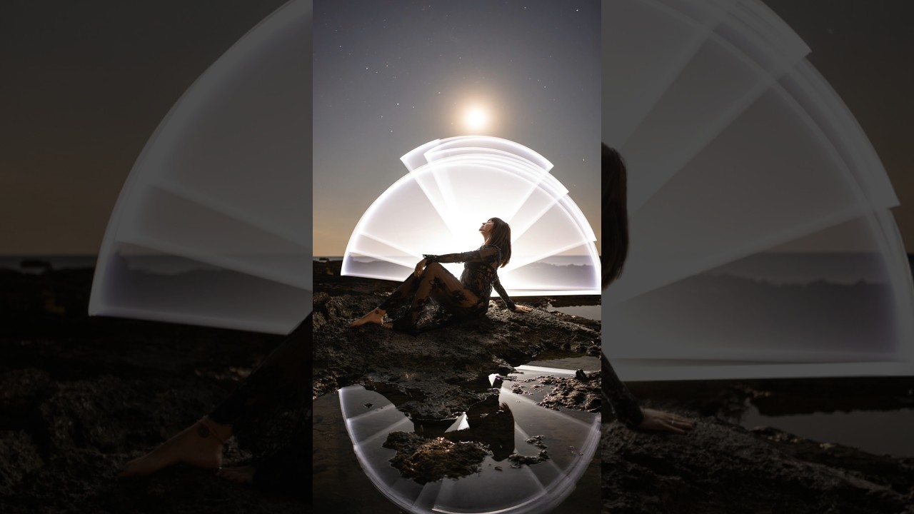Lunar Vigil: Laura on the Rocks
