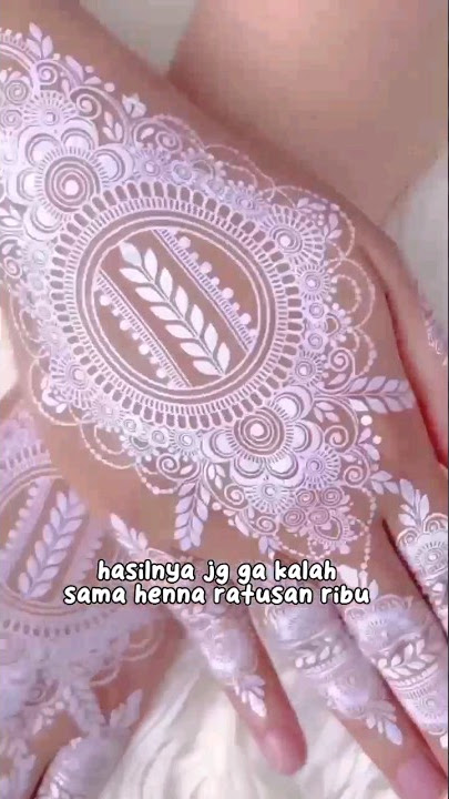 HENNA PENGANTIN INSTAN MURAH TIDAK LUNTUR CARA PASANG MUDAH #hennadesign #henna #hennainspiration
