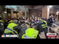 Police pepper spray pro-Palestinian protestors in D.C.
