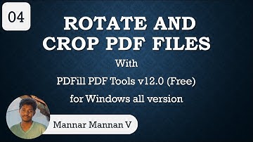 04. Rotate or Crop PDF Files with PDFill PDF Tools