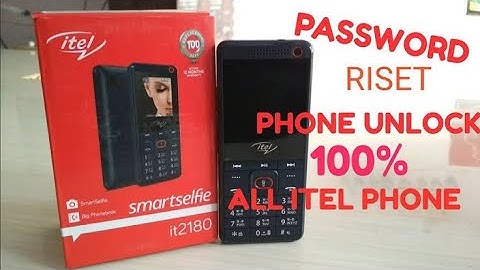 itel it5600 or it5611 and it2130 and it2180 unlock Remove Phone privacy lock