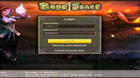 EpicBot - Runescape Footage and Settings setup