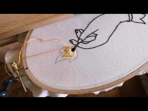 Easiest Way to Transfer Embroidery Pattern 