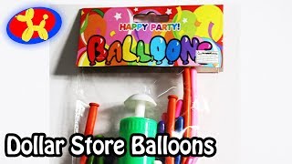 Dollar Store Balloons