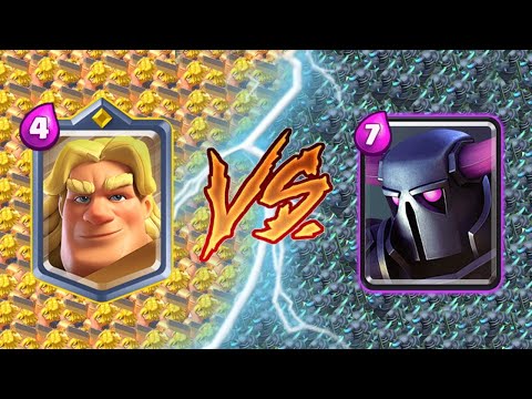 GOLDEN KNIGHT Vs PEKKA - Clash Royale Challenge #319