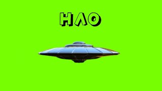 НЛО на ЗЕЛЕНОМ ФОНЕ / ALIEN NLO GREEN SCREEN CHROMA KEY