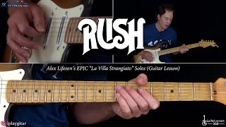 Alex Lifeson's EPIC La Villa Strangiato Solos (Guitar Lesson) - Rush