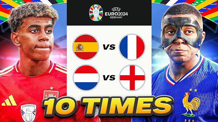 I Simulated Euro 2024 Semi Finals 10 Times...