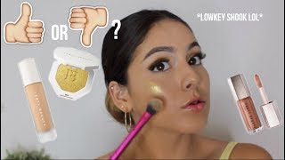 FENTY BEAUTY REVIEW &amp; YELLOW MAKEUP LOOK