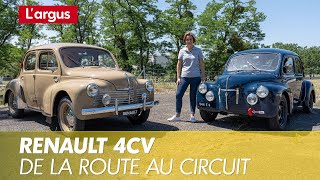 Quand la Renault 4CV de route rencontre celle de course