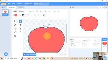 Thực hành lập trình game - vẽ Vector quả táo cùng học trò cưng | Lập trình trẻ em Scratch game