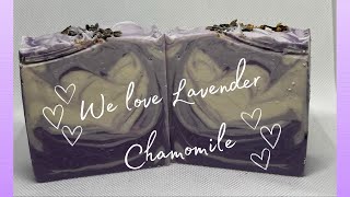 Making Lavender Chamomile Soap