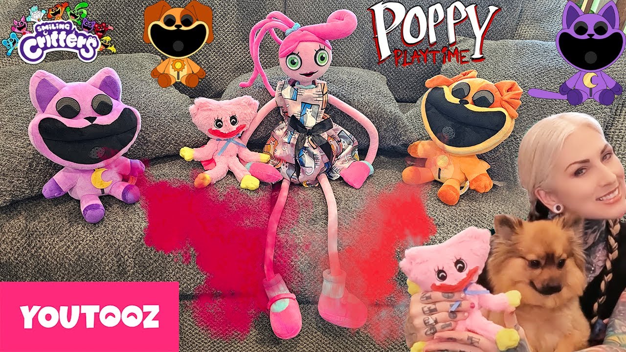 ポピー❤︎ Unboxing Youtooz Poppy Playtime Plushies! CatNap, DogDay, & Kissy