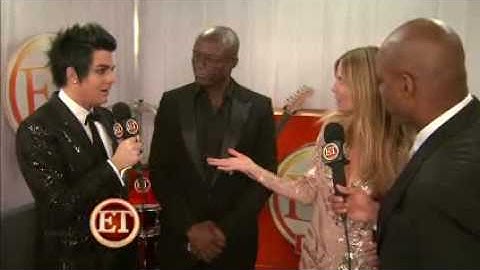 Adam Lambert Red Carpet Interviews Part 1 (Taylor Swift, Carrie Underwood, Mary J. Blige)