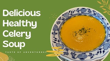Weird recipe that tastes good - using Celery Root #recipe #healthyfood #celery  #soup