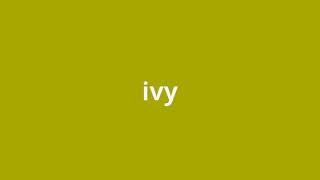 what is the meaning of ivy
