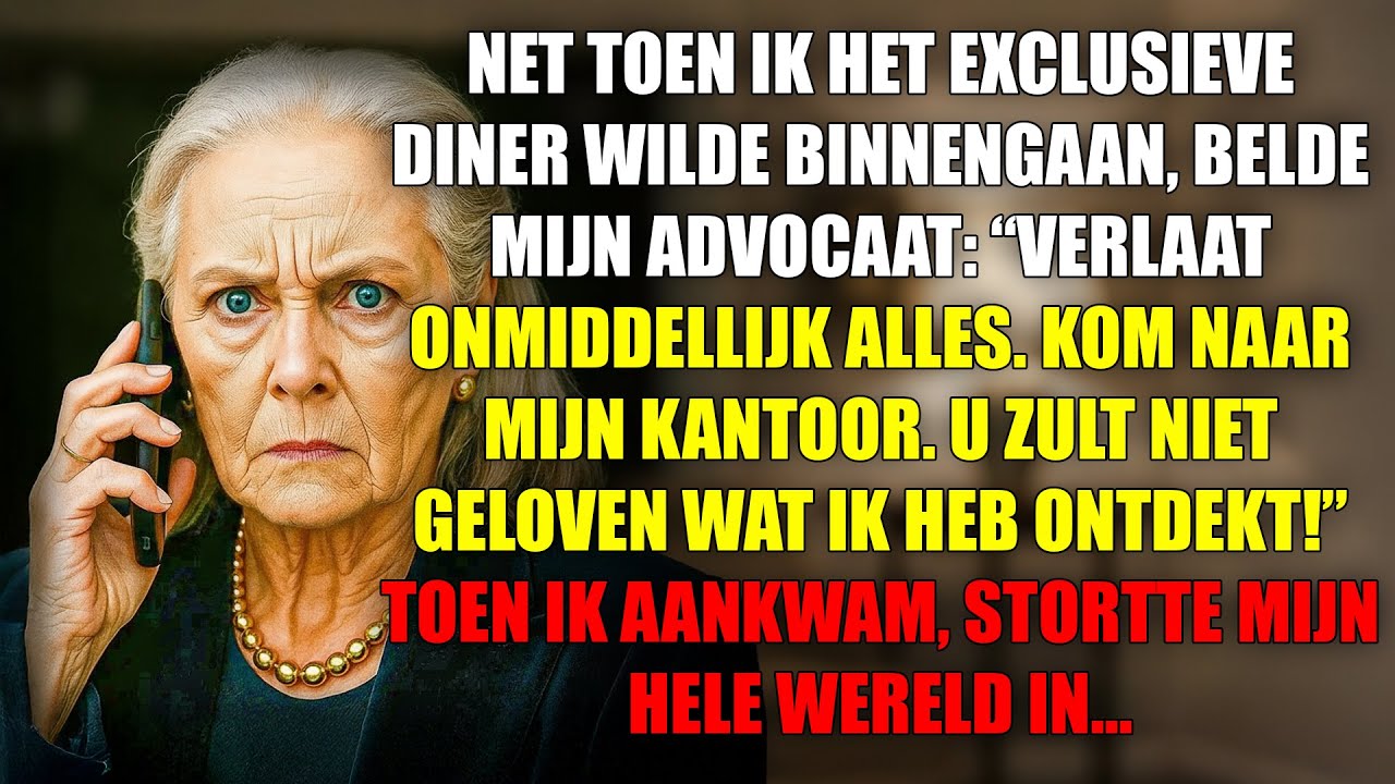 Ik wilde naar het diner van mijn schoondochter gaan – maar een geheim vernietigde alles!