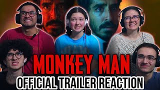 MONKEY MAN TRAILER REACTION! Starring Dev Patel &amp; Sobhita Dhulipala | John Wick meets KGF!