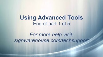 LXi Sign Making Software Advanced Tools  Part 1 of 5
