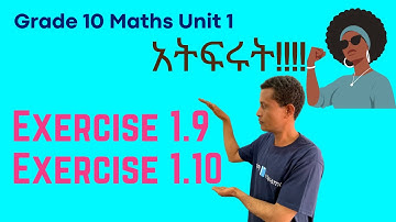 Grade 10 Maths Unit 1: Exercise 1.9 and Exercise 1.10 (domain, codomain and range of a function)