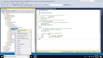 Stored Procedure for SELECT, INSERT, UPDATE, DELETE SQL 2017