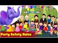 Party Safety Rules | Safety Rule Songs | 4K | Appu Series