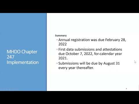 MHDO Chapter 247 - Payer Data Submitter Group Webinar - June 30, 2022