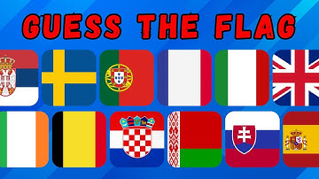 Guess the Counties Flags in 5 second / European Countries - Flag QUIZ