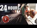 24 HOUR OVERNIGHT CHALLENGE IN BASEBALL STADIUM!