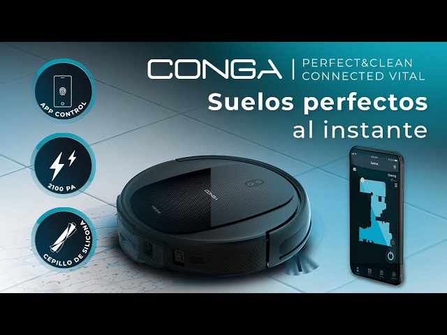 Cecotec Conga Connected Robot Aspirador y Friegasuelos