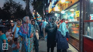 Evening Walk on Lakani Blvd &amp; Sabzeh Meydan in RASHT, IRAN | رشت